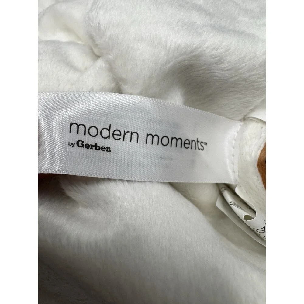 Modern Moments By Gerber Gray Elephant Lovey Plush Baby Brown Security Blanket